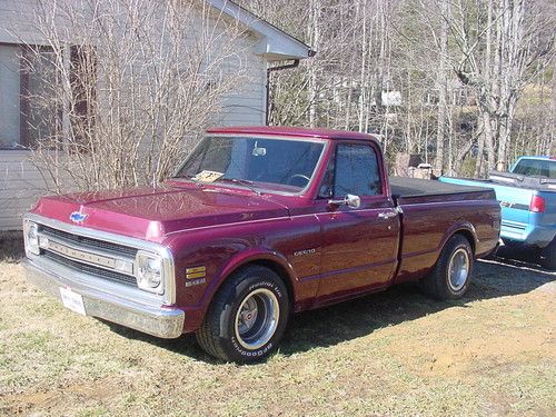 1970 chevy c-10 cst, special wheel base, rare factory bucket seats, rally wheels