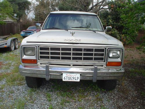 1983 dodge truck ram charger 4x4 auto runs good no rust ca