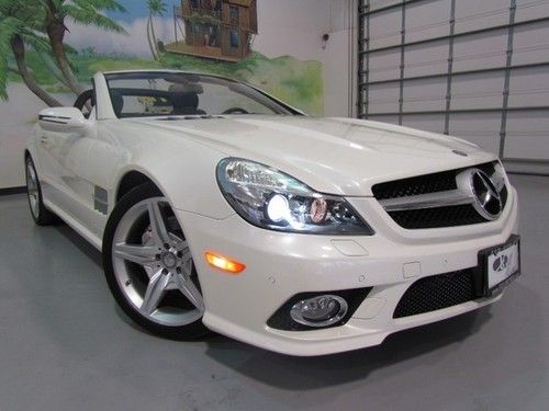 2011 mercedes sl-550,diamond white,24k,panoramic,keyless-go,amg !!