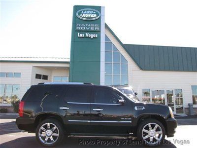 Premium edition black ice 2010 cadillac escalade suv at land rover las vegas