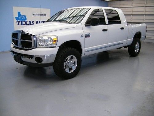 We finance!!!  2007 dodge ram 2500 mega cab slt 4x4 cummins diesel auto tow cd!!