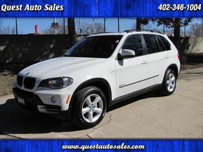 2009 bmw x5 3.0 panaramic roof white/tan leather auto driver center warranty