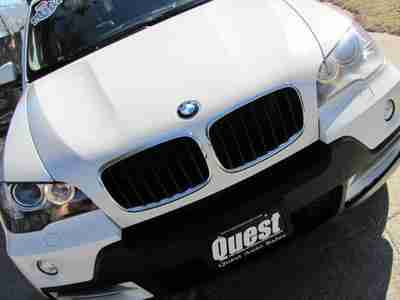 2009 BMW X5 3.0 PANARAMIC ROOF WHITE/TAN LEATHER AUTO DRIVER CENTER WARRANTY, image 5