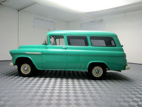 1955 chevy suburban carryall! frame off restored! extremely rare! beautiful!