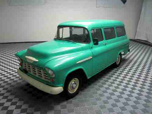 1955 CHEVY SUBURBAN CARRYALL! FRAME OFF RESTORED! EXTREMELY RARE! BEAUTIFUL!, US $26,000.00, image 2