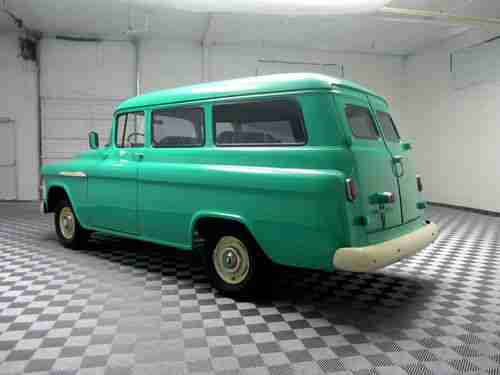 1955 CHEVY SUBURBAN CARRYALL! FRAME OFF RESTORED! EXTREMELY RARE! BEAUTIFUL!, US $26,000.00, image 3