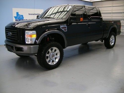 We finance!!!  2008 ford f-250 fx4 4x4 auto lift kit diesel roof 6 cd 20 rims!!