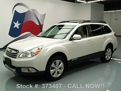 2011 subaru outback ltd awd sunroof nav rear cam 24k mi texas direct auto