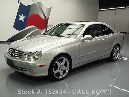 2005 mercedes-benz clk320 3.2l v6 sunroof 18"chrome 63k texas direct auto