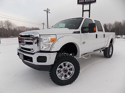 12 ford f-250 superduty 4x4 6.7l powerstroke diesel 8" lift kit 20" chrome 37's