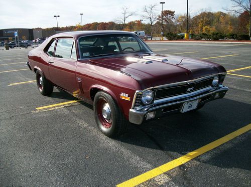 1970 chevy nova ss396/350hp, 4spd, #'s matching, 54k original miles, very nice!!