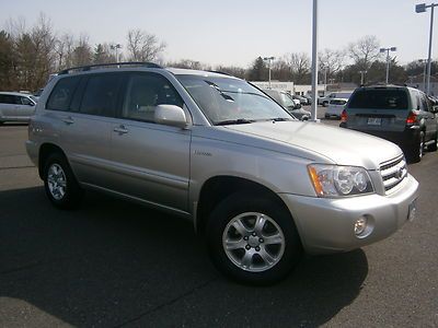Low reserve clean nicely equipped 2002 toyota highlander limited 4wd