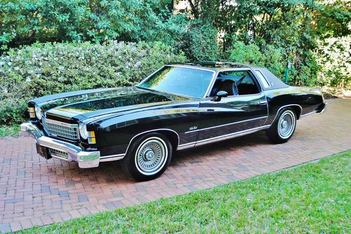 Magnificent just 28,837 miles 1974 chevrolet monte carlo landau bucket swivels