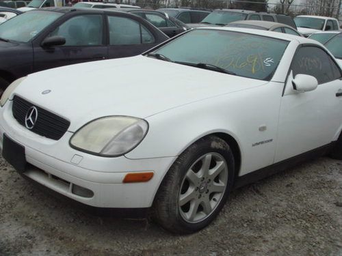 1998 mercedes slk-230 convertible......kompressor.......repairable / salvage