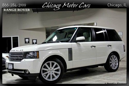 2010 land rover range rover supercharged navigation hk sound moonroof excellent!