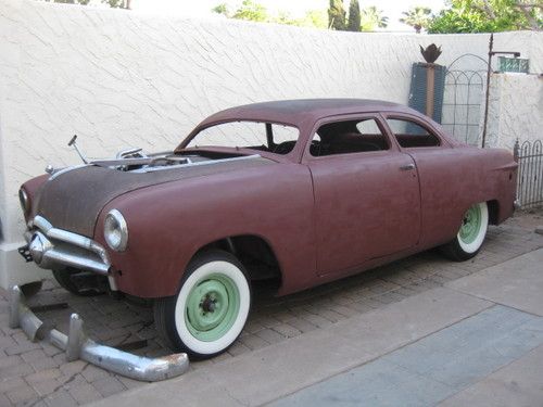 1949 ford 2 dr.  chop-top.  hot-rod, shoe-box, custom