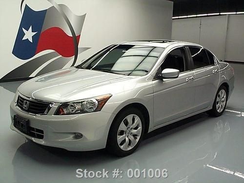 2010 honda accord ex-l v6 sedan sunroof htd leather 29k texas direct auto