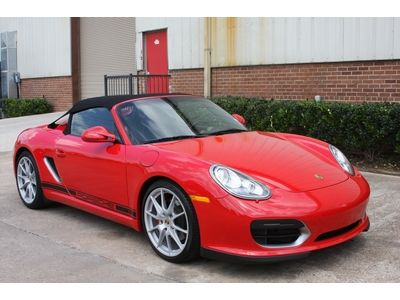 2012 porsche boxster spyder, very rare, as new, manual trans, carbon fiber seats