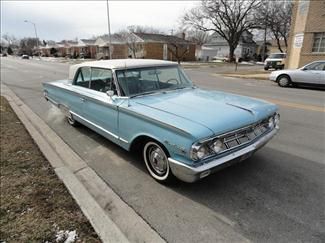 1963 blue &amp; white, ps, pb, pw, factory ac, rare bucket seats, center console