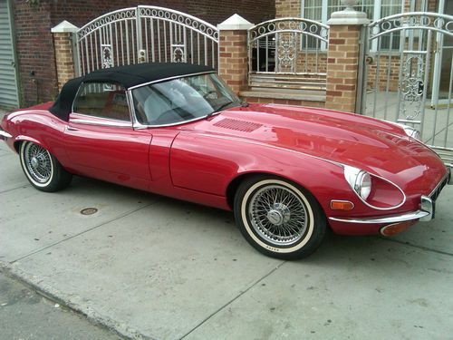 1974 jaguar xke base 5.3l v12 automatic matching number car e-type series iii