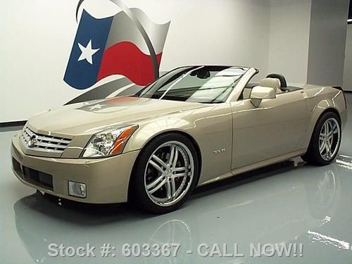 2006 cadillac xlr convertible hardtop nav hud 20's 38k texas direct auto