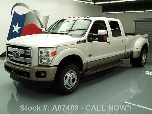 2011 ford f350 king ranch 4x4 diesel dually sunroof nav texas direct auto