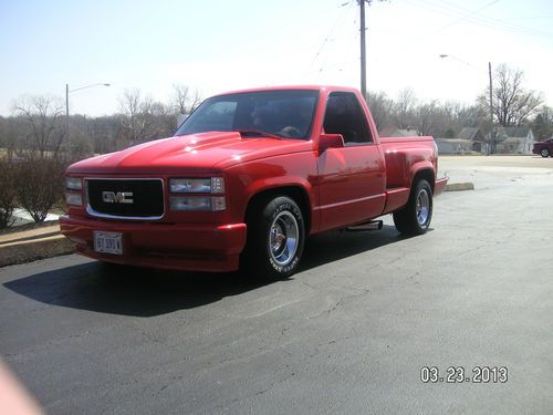 1992 gmc sierra c/k1500 shortbped stepside pickup truck