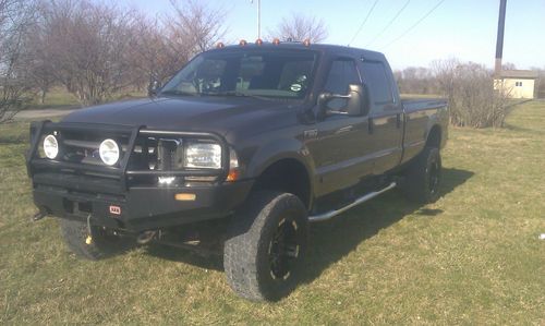 2002 ford f-350 4 door long bed 7.3l diesel 6 speed