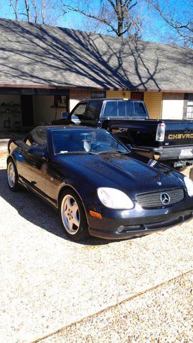 1999 mercedes-benz slk230 kompressor convertible 2-door 2.3l