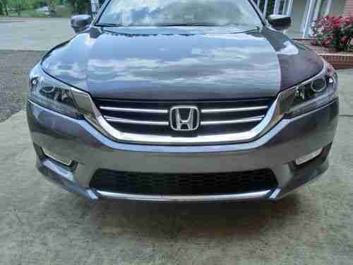 HONDA ACCORD EX-L V6 SEDAN LOADED LEATHER SUNROOF MODERN STEEL METALLIC 1 MO OLD, US $29,500.00, image 3