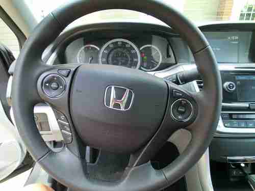 HONDA ACCORD EX-L V6 SEDAN LOADED LEATHER SUNROOF MODERN STEEL METALLIC 1 MO OLD, US $29,500.00, image 8