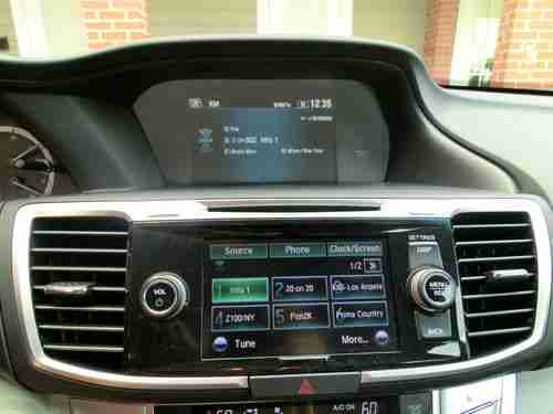 HONDA ACCORD EX-L V6 SEDAN LOADED LEATHER SUNROOF MODERN STEEL METALLIC 1 MO OLD, US $29,500.00, image 10