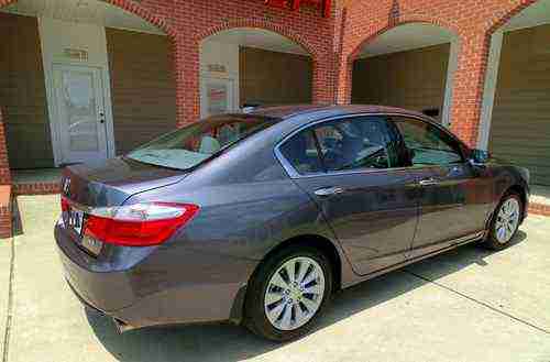 HONDA ACCORD EX-L V6 SEDAN LOADED LEATHER SUNROOF MODERN STEEL METALLIC 1 MO OLD, US $29,500.00, image 19