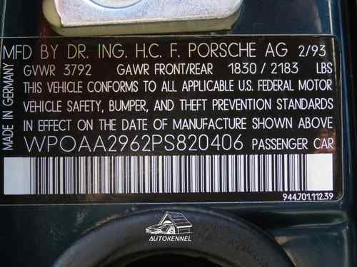 1993 Porsche 968.  M030 package.  Limited Slip Diff.  Sport Seats.  So.Cal Car., US $18,000.00, image 20