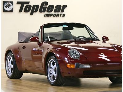 1996 porsche 993 cabriolet 6 speed great condition in and out ! nice color comb0