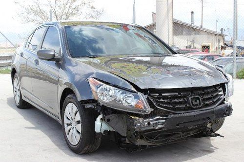 08 honda accord lx sedan damaged rebuilder economical low miles export welcome!!