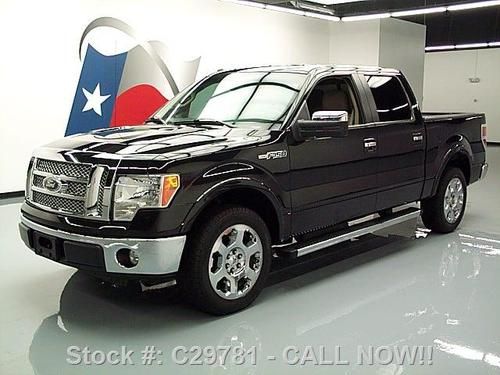 2010 ford f150 lariat crew 5.4 climate leather 20's 62k texas direct auto