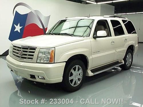 2004 cadillac escalade awd sunroof nav htd leather 87k texas direct auto