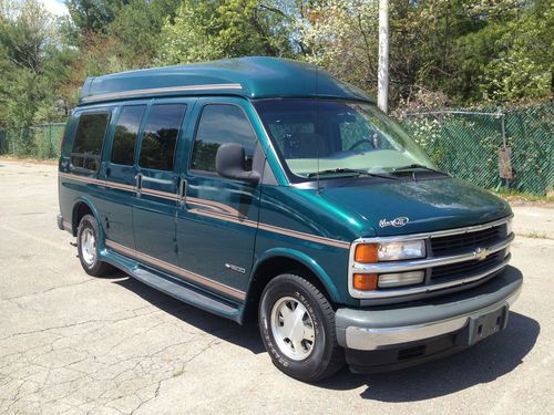 1998 chevy express mark iii conversion van 23k no reserve