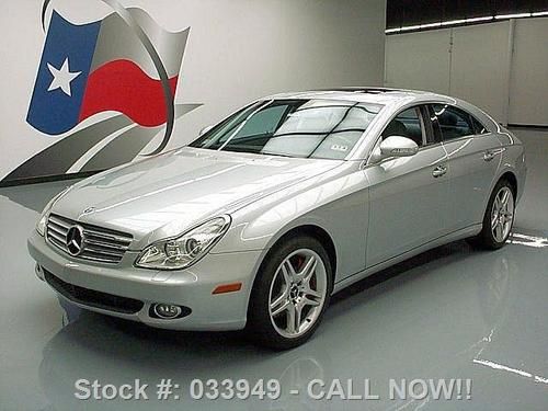 2006 mercedes-benz cls500 sunroof nav climate seats 56k texas direct auto