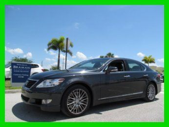 10 smoky granite ls-460 sedan *power heated &amp; cooled seats *keyless go *low mi