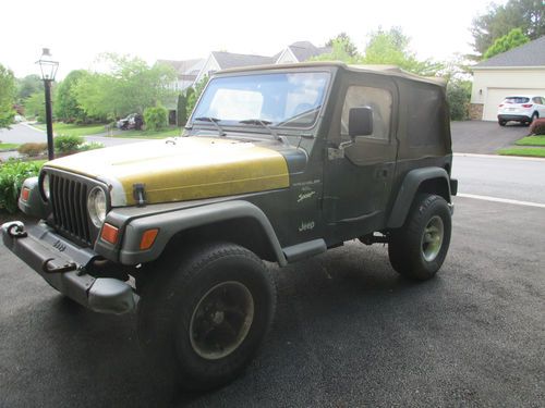 1997 jeep wrangler sport sport utility 2-door 4.0l