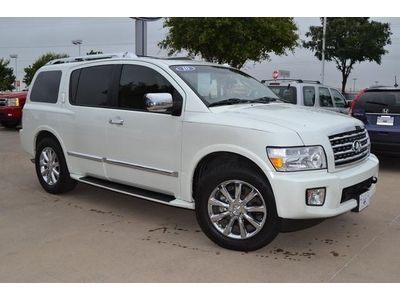 2010 infiniti qx56, rear entertainment, heated seats/steering, 1-owner, texas!!!