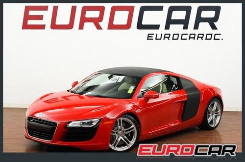 R8 coupe v8 manual serviced options bang &amp; olufsen sound low miles