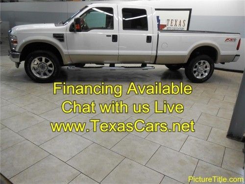 08 f350 lariat srw 4wd leather crew 20in wheels we finance!!