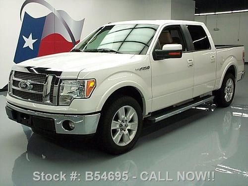 2011 ford f-150 lariat crew sunroof nav rear cam 57k mi texas direct auto