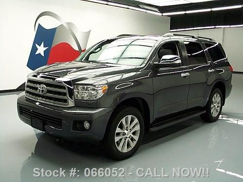 2012 toyota sequoia ltd 4x4 sunroof nav rear cam 3k mi texas direct auto