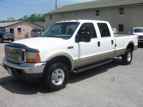 01 ford f350 superduty lariat 4x4 crew 7.3 powerstroke diesel colrado no rust