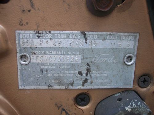 1965 Ford Mustang Project (Factory 4 Speed, Complete Car), image 17