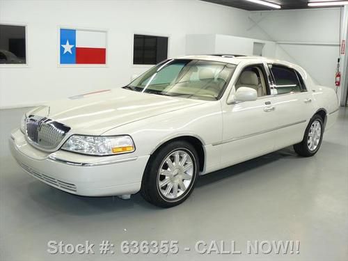 2007 lincoln town car signature limited sunroof 52k mi texas direct auto